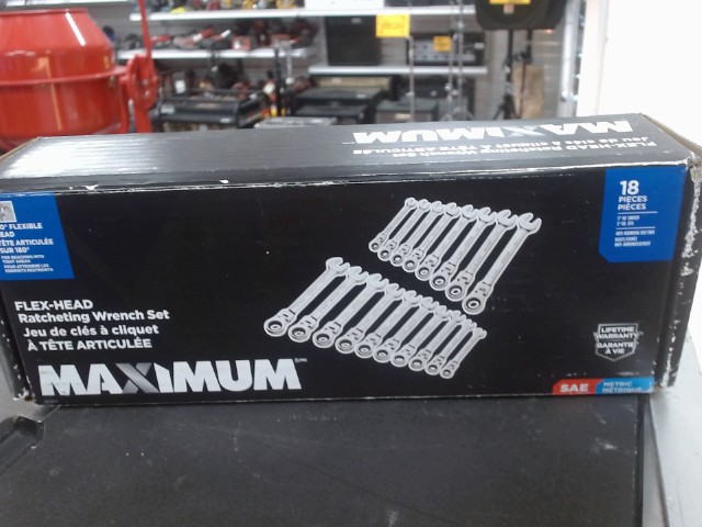 Kit cl� wrench flex-head 18 pi�ces