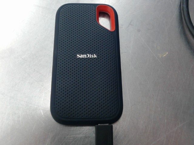 Disque dur portatif ssd 2tb bleu orange