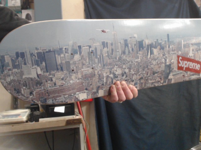 Supreme aerial skateboard nyc skyview nw