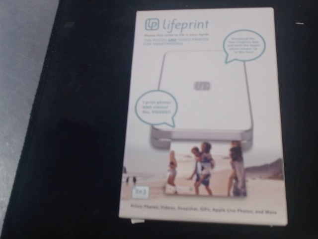 Portable photo and video printer for p