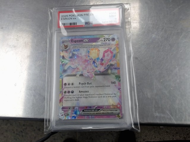 Espeon pre en 034 psa 9