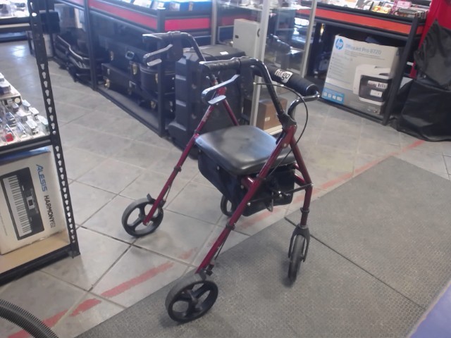 Marchette (d�ambulateur) rouge vin