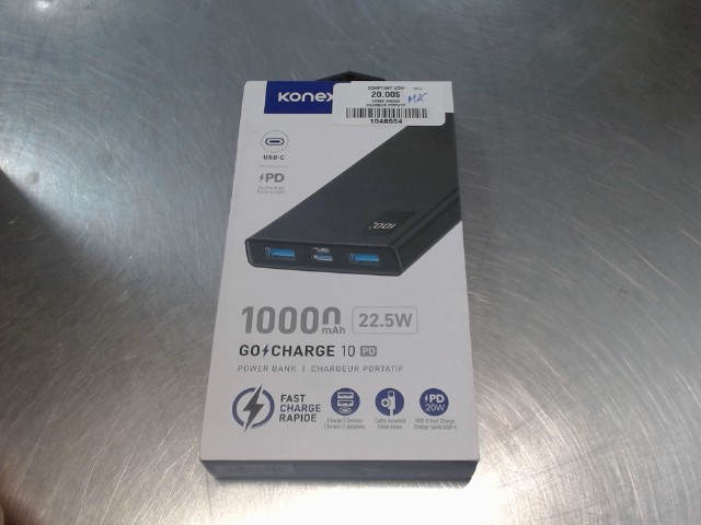 Chargeur portatif konex