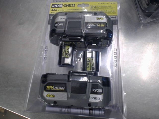 Pack batteries 2x 4ah neuf
