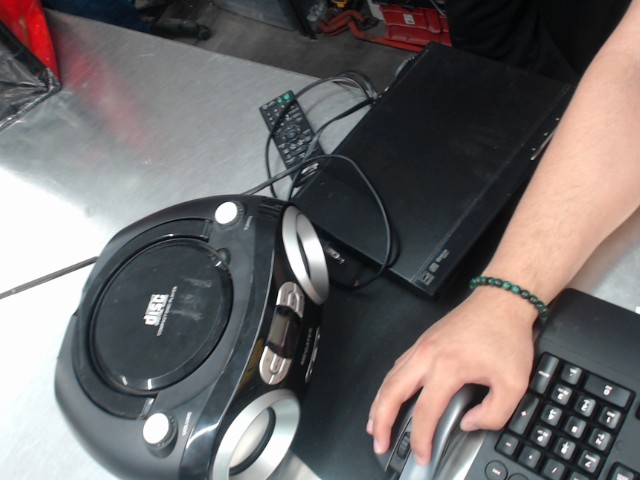 Lecteur dvd avec fil et manette