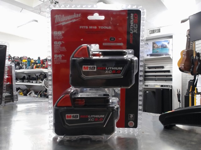 Kit 2 batteries 5.0 ah m18 neuf