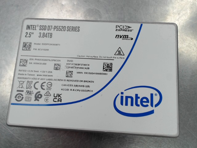 Ssd d7-p5520 series 2.5'' 3.84tb