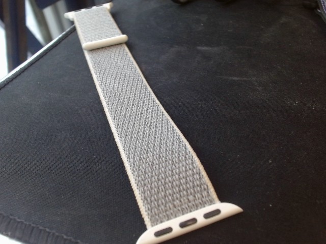 Apple watch band en nylon tressee