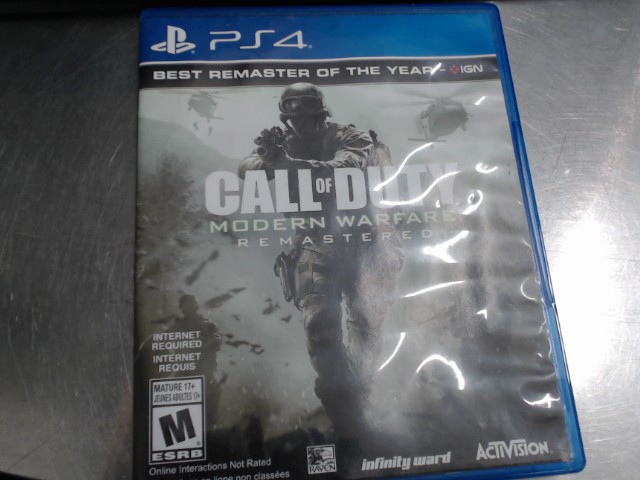 Call of duty madern warfare remastered