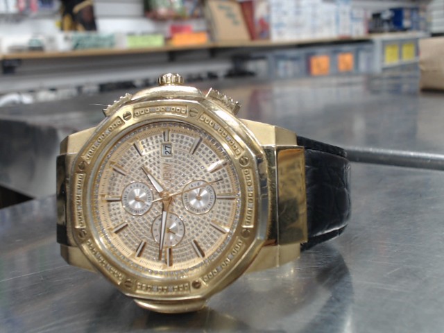 Montre homme bracelet cuir