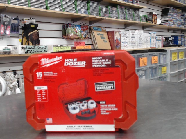 Kit hole saw dcase(neuf)