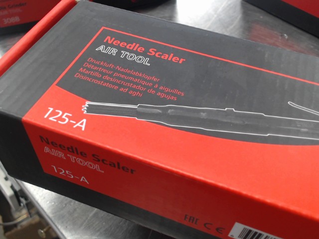 Needle scaler air tool 125-a