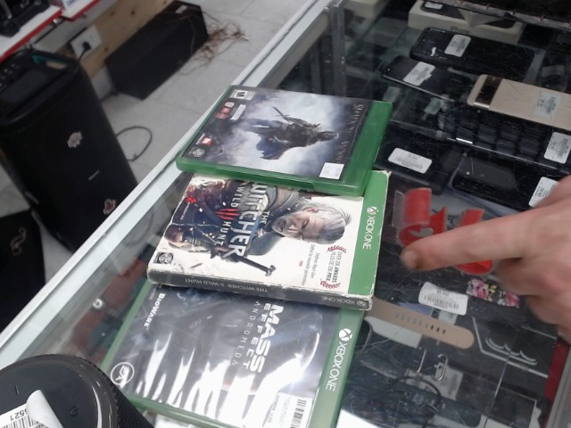 Lots de 3 jeux xbox