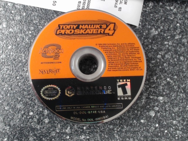 Tony hawk pro skater 4