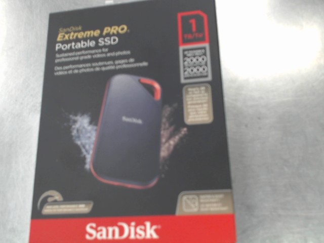 Sandisk extreme pro portable ssd 1to