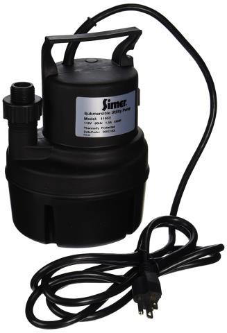 Submersible utility pump
