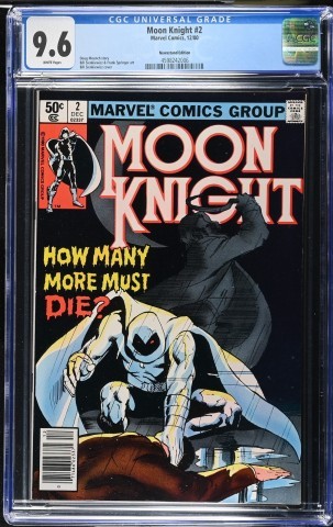 Moon knight #2 graded 9.6