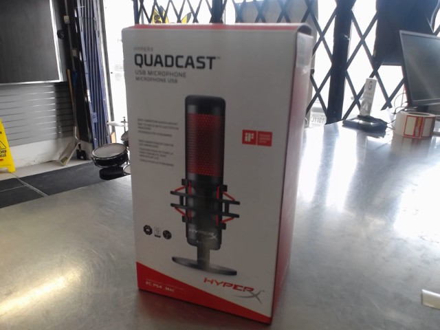 Microphone usb avec boite hyperx ach ici
