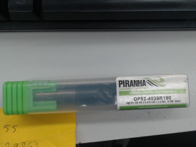 End mill op52-4038r190