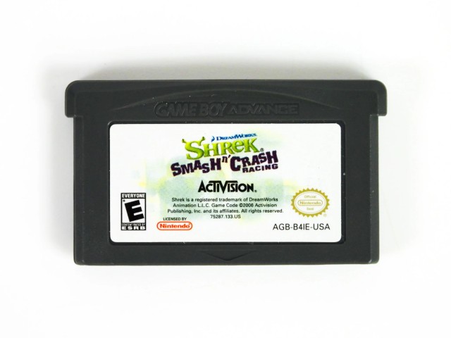 Shrek smash and crash racing gba