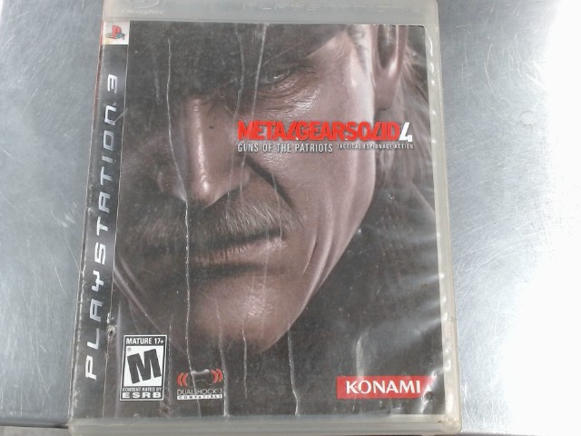Ps3 metalgear solid 4 guns of the patrio