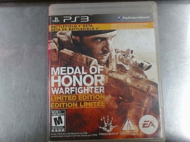 Ps3 medal of honor warfighter le