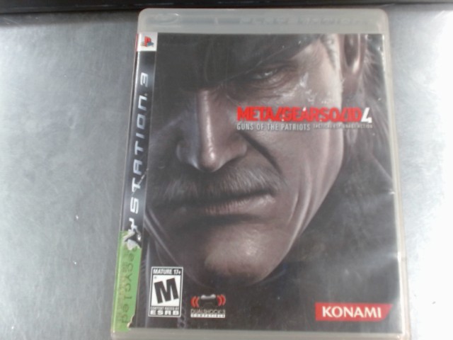Ps3 metal gear solid 4 guns of the patri