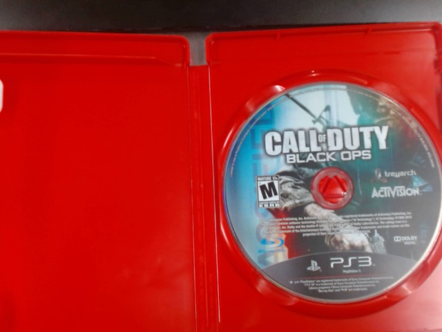 Ps3 call of duty blackops