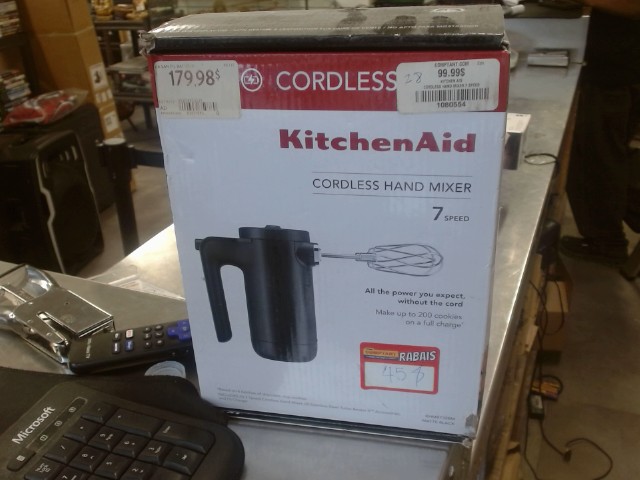 Cordless hand mixer 7 speed