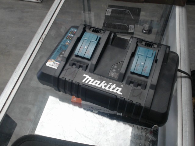 Double chargeur makita bleu