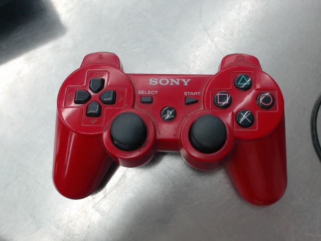 Manette ps3 rouge