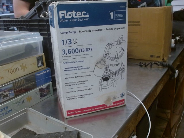 Pompe de puisard submersible