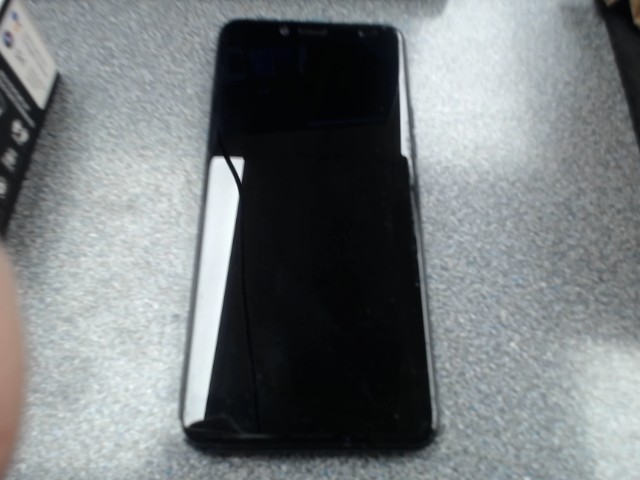 Telephone bleu mauvais etas