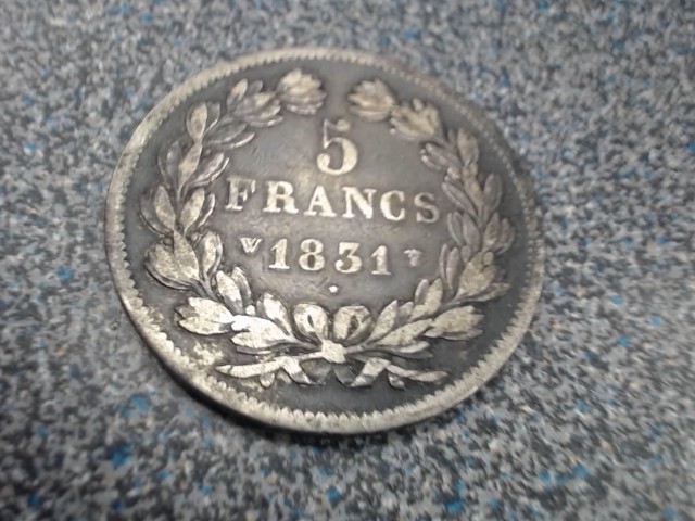 5 franc de 1831 de france en argent