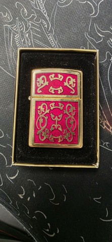 Zippo gold dust red venetian ultra rare