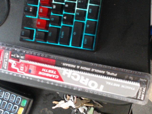 Pk single sawzall thick metal cast iron