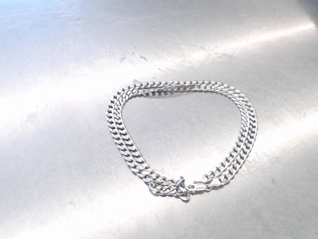 42g silver chaine flat links 925sterling