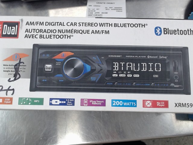 Car dual stereo bluetooth