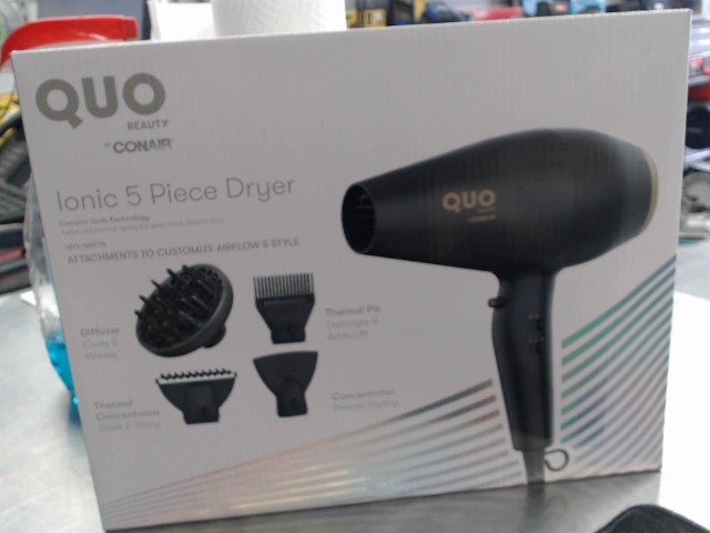 Hair dryer ionic 5 piece