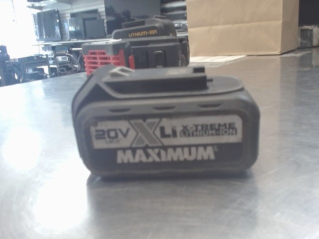 Batterie maximum 4ah