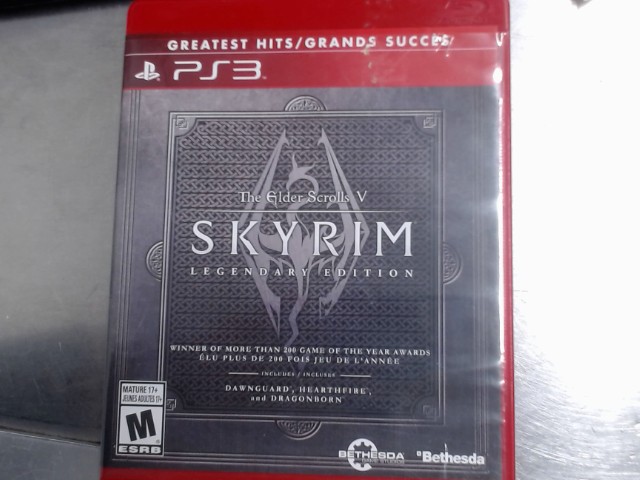 The elder scroll v: skyrim legendary ed
