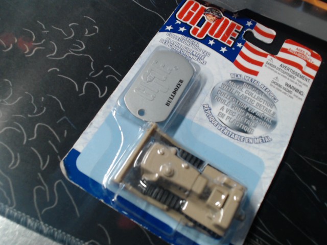 Gi joe die cast replpca bulldozer sand