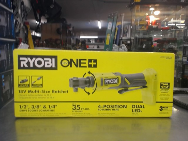 Ryobi multi size ratchet en boite