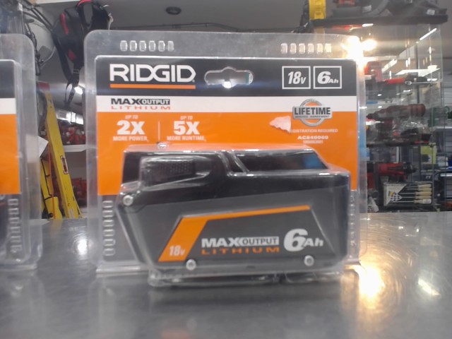 Batterie ridgid 6ah neuf en boite