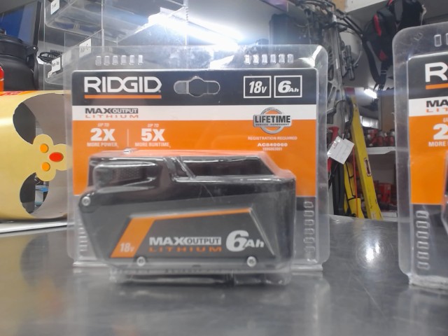 Batterie ridgid 6ah neuf en boite