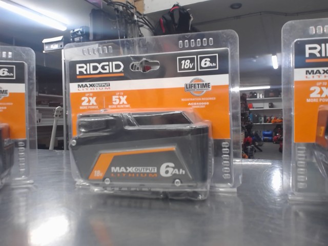Batterie ridgid 6ah neuf en boite