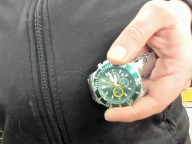 Chrono green dial