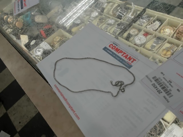 Chaine en argent