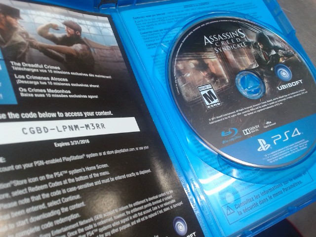 Assassin screed syndicate ps4