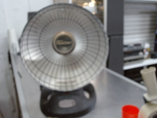 Heater old but clean